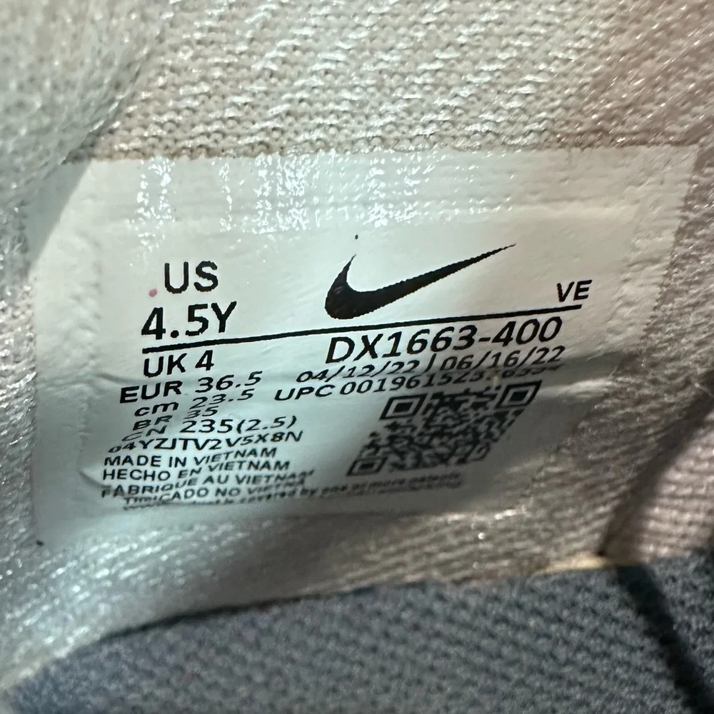 Nike Kids' Blue and Purple Dunk Sneakers